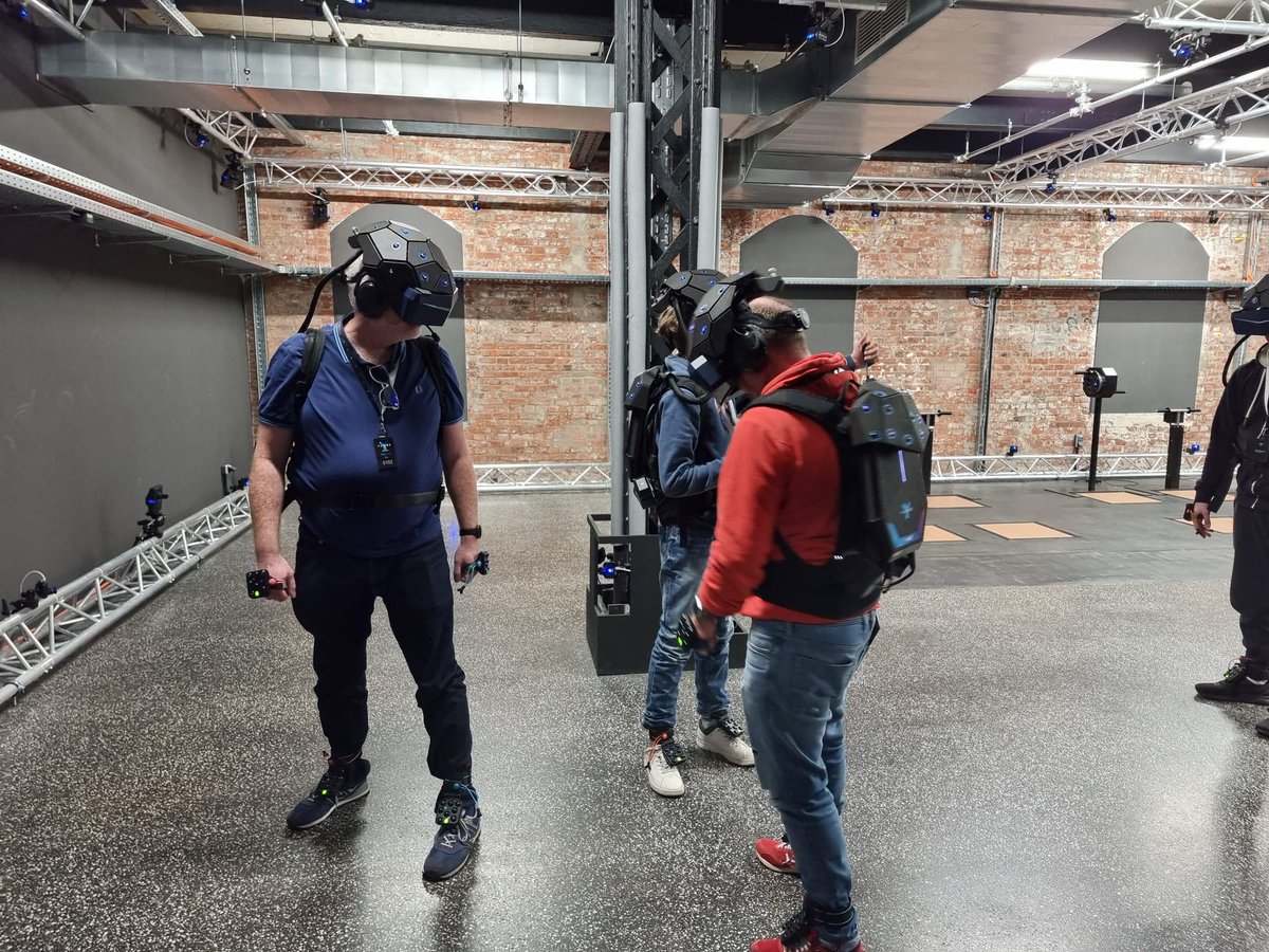 AndyRayCavHts's tweet photo. Wow what a great #lbe #vrexperience @yullbe_official @MiWuLa the story really works with great props and fun for everyone! Thanks for having @Vicon over, the hospitality by our host Philip Rüd was excellent. @VRcoaster and @europa_park really know how to make an experience! https://t.co/rs5bh1ZjfA