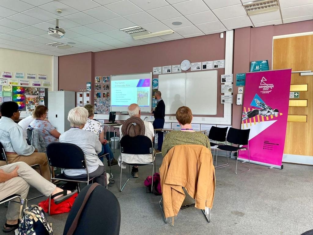 CovSport's tweet photo. Coventry's Commonwealth Collective has had its first training session this week👏🏽
It's great to see our volunteers getting ready for @birminghamcg22
What a fantastic summer of sport Coventry is going to have☀️
@EnV_Coventry https://t.co/UaISCVougW