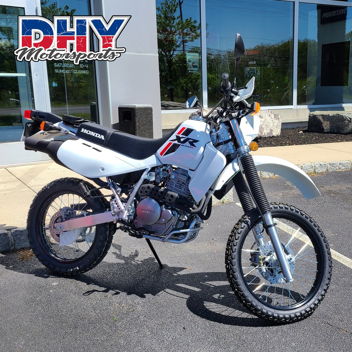 DHYNJ's tweet photo. Congratulations to Jackeline on the purchase of this 2022 #Honda #XR650L. The one bike you can always count on, no matter how gnarly the road or trail. Thanks for choosing #DHYMotorsports. #ClicktoHelpMeWinaGiftCard #mynewride 
 
Sales Rep: Bill Funck | Bill@dhy.com https://t.co/dcowluoFmP