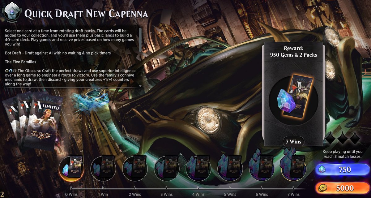 GCentralChile's tweet photo. Hoy llegó #QuickDraft #MTGCapenna #MTGArena: el más barato para obtener gemas, cartas, rankear y pickear sin tiempo
Gana tus eventos con esta info:
#AnalisisCompleto https://t.co/092APdM4Jm
#Arquetipos https://t.co/RldbrmDIPU
#TeAyudamos https://t.co/xIy44MfSIf
@wizards_magicES https://t.co/VQqJsKBINR