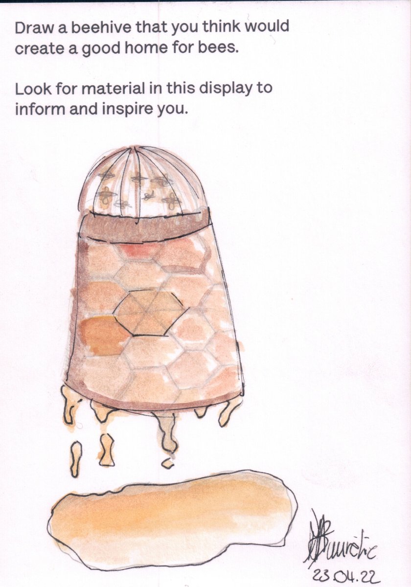TPGallery's tweet photo. We asked members of the public to draw beehives that would make good homes for bees based on our #Apian exhibition and you have not disappointed!
Presenting... some of your bee-friendly creations https://t.co/h6rUyJcRCf