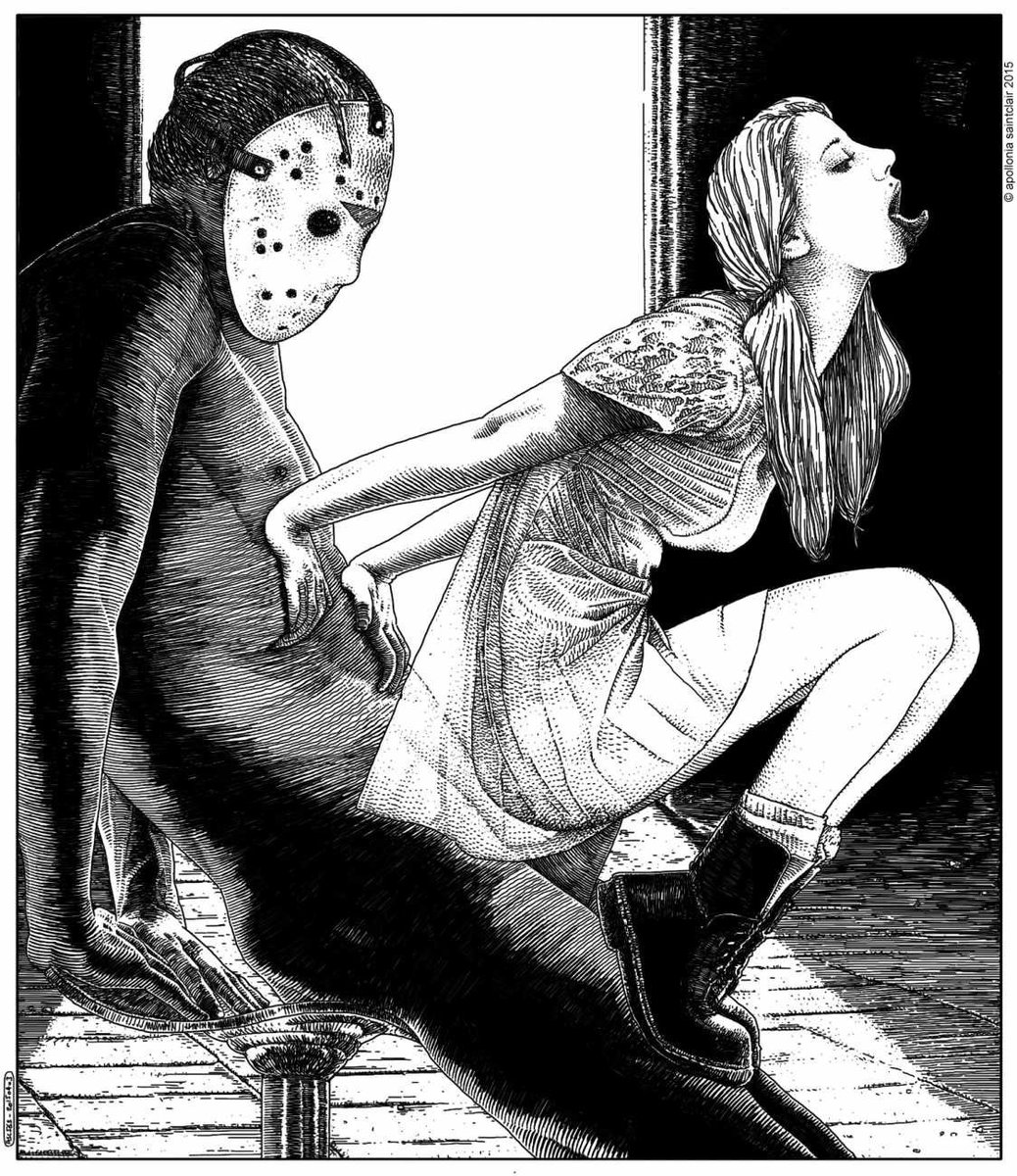 WickedProcrast's tweet photo. Art by Apollonia Saintclair  @e_sympathique https://t.co/uo0f7VBTXG
