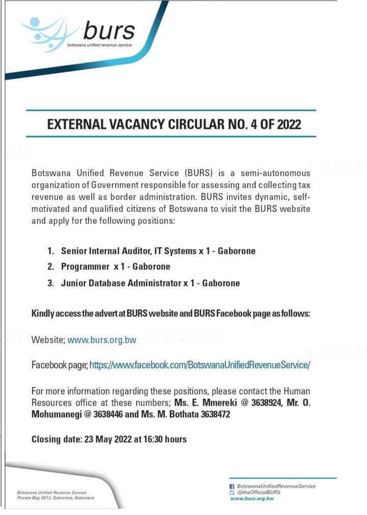 Job Vacancies
Please retweet
#JobSeekersBW