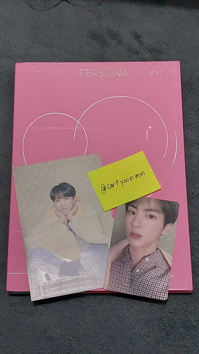 cartyoonmin's tweet photo. wts lfb map of the soul mots 7 mots7 persona v3 v4 album

-not sold as set
- 750 ea
- all old manu
- 9/10 , dented ob corners
- complete inclus
- pc : persona V3 - jin + hoseok postcard , 7 V3 - hoseok , 7 V4 - jk https://t.co/nMHY8VnQfK