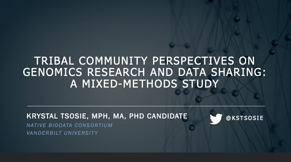 Dr. Krystal Tsosie, PhD, MPH tweet media