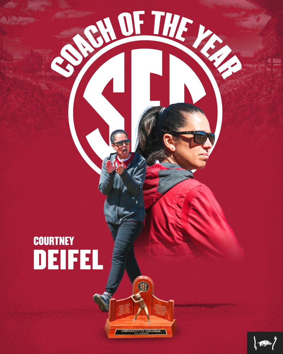 RazorbackSB's tweet photo. Coach D going back-to-back! https://t.co/RwlpmvW16o