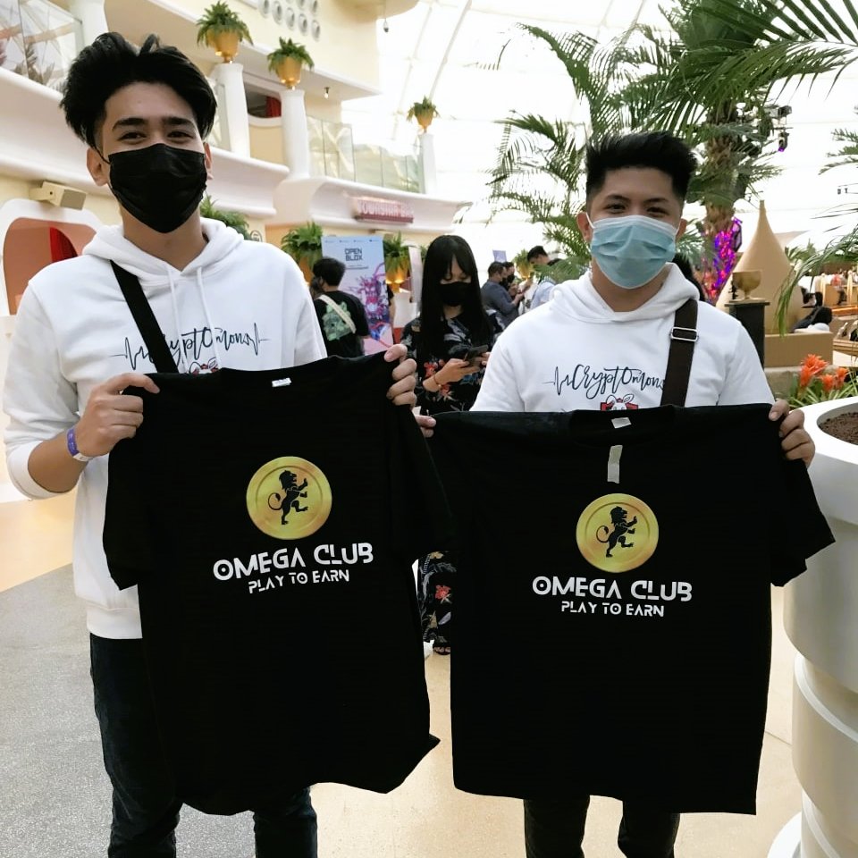 OmegaClubNFTs's tweet photo. NEXT STEP!!! ๐๐๐
Omega gamers at NFT Metaverse Game-Fi 2022 @ Philippines.
#OMEGACLUB #NFTMETAVERSEGAMEFI2022 #BSC https://t.co/RLhLtBzrIx