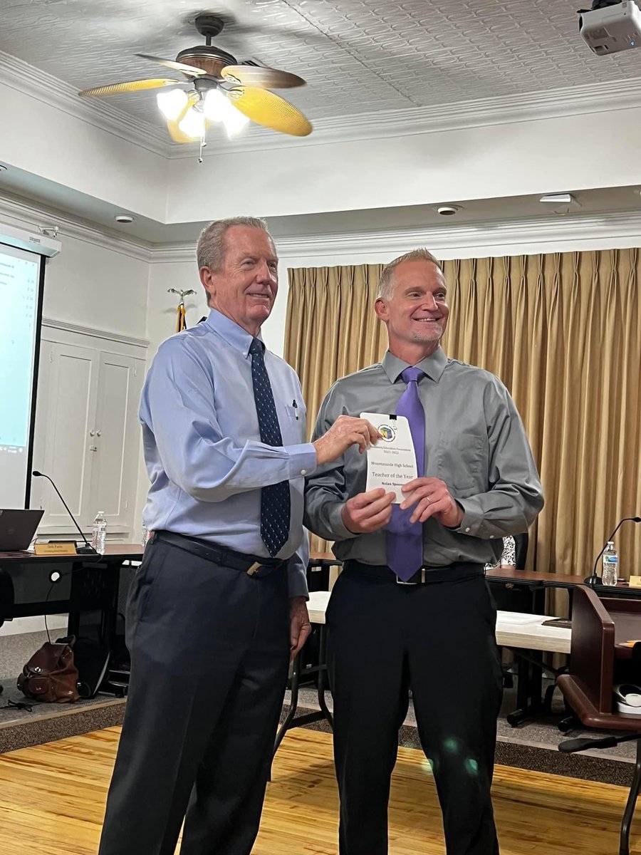 MHSwolfpack's tweet photo. Congratulations to Mr. Spooner on earning the Westside Impact 2022 Teacher of the Year award! 

Thank you Mr. Spooner for representing Mountainside High School so well and bringing quality education to every student, everyday!!! https://t.co/GmlmfuH63h