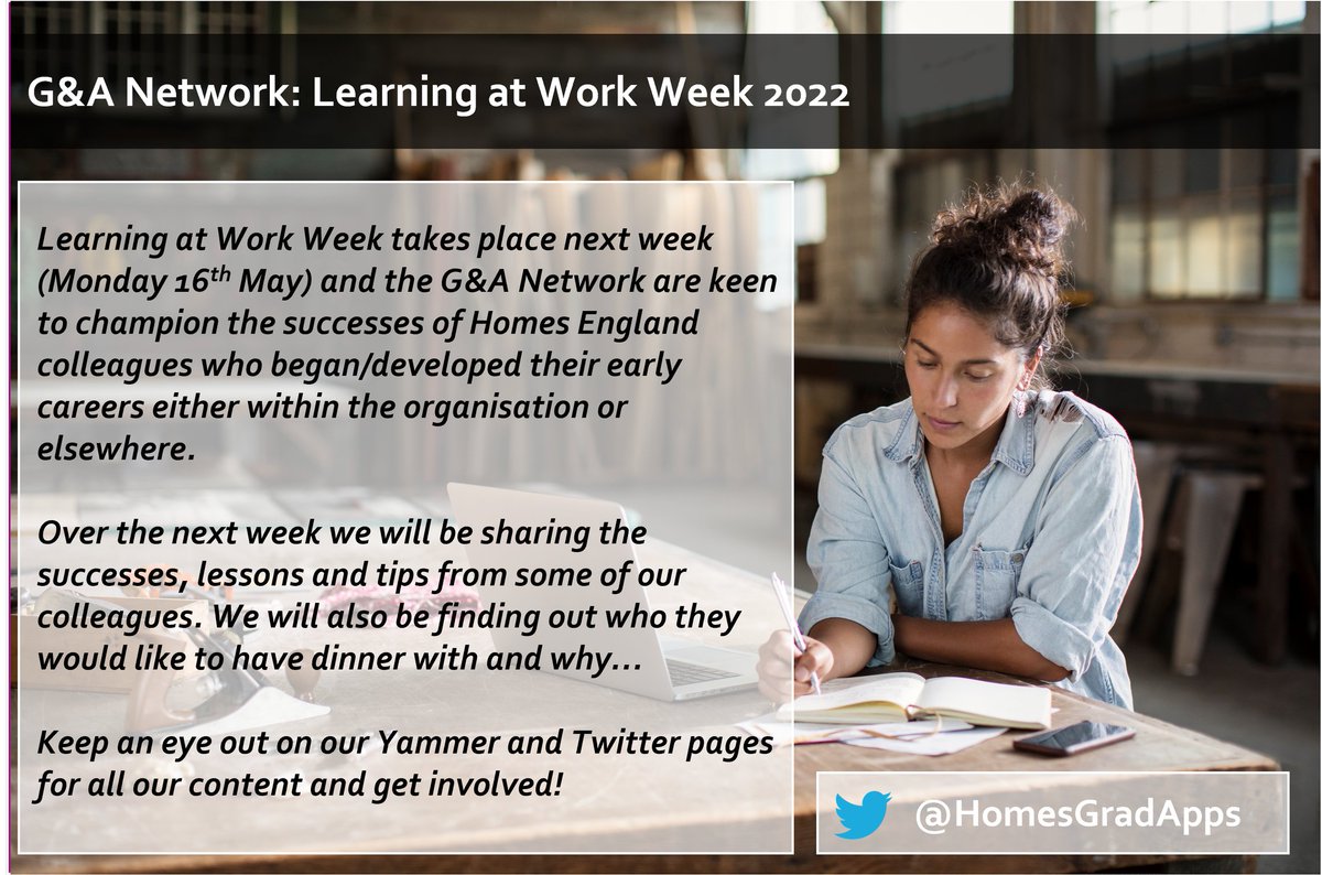 Learning at work week starts next week! 👏

Keep an eye out for upcoming content over the next week...🌟

#creativelearning #earlycareers