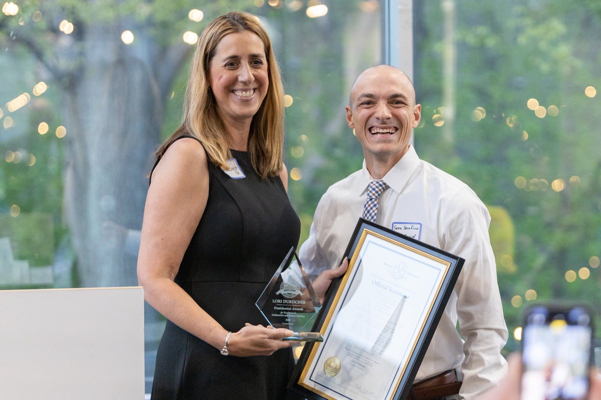 CtPaemst's tweet photo. Congratulations to our 2020 CT PAEMST science Awardee Lori Durocher https://t.co/KewFK3Cnqn