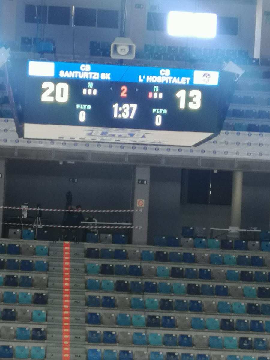 cbhospitalet's tweet photo. Fase Final Ascens #LEBPlata
Final 1er quart
@santurtzibasket 20
@cbhospitalet 13
#GoHospiGo https://t.co/2H3bEHSvPA