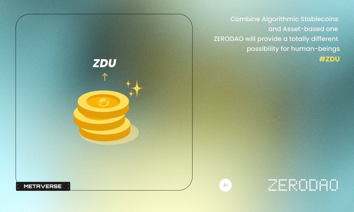 ZeroDAOlabs's tweet photo. #ZERODAO_Insights
The failure of UST proves a vital fact
Algorithmic Stablecoins need more improvement🧐
But it can’t deny the future of stablecoin innovation
Combine Algorithmic one and Asset-based one⭐️
ZERODAO will provide a totally different possibility for human-beings https://t.co/0FZqwejUF2