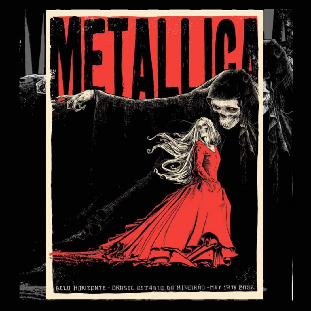 argentinaamber's tweet photo. Compartimos el póster de #MetInBeloHorizonte 🔥 a cargo del artista #Goodmachine 🤘🏻😎 https://t.co/85ADDGkTso