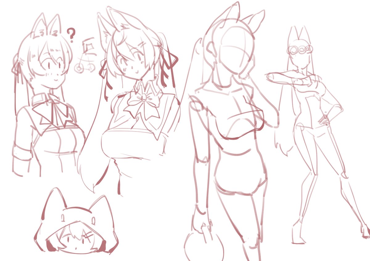 Rongsau_illust's tweet photo. #Artnok #Rluo 這兩天的復健練習內容,基本的骨架跟筆觸,還有一點點的場景,不知道阿洛的創作標籤怎麼加先用頻道名代替一下 #drawing #ラクガキ https://t.co/FQEfCgE9lK