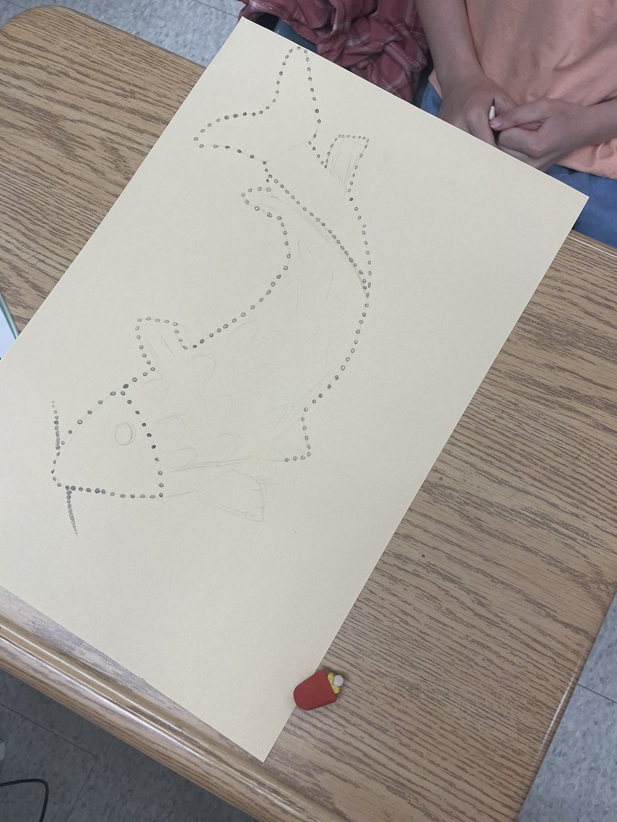 Fours2021's tweet photo. Recognizing Asian Heritage Month by doing Koi Fish in art. @GAngelsMilton https://t.co/D7twVzncJJ