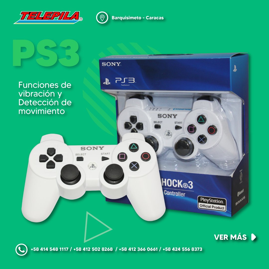 Telepila's tweet photo. CONTROLES DE PS3 │ TELEPILA │ #BARQUISIMETO │ VIERNES 13 https://t.co/d0mfN16TBG