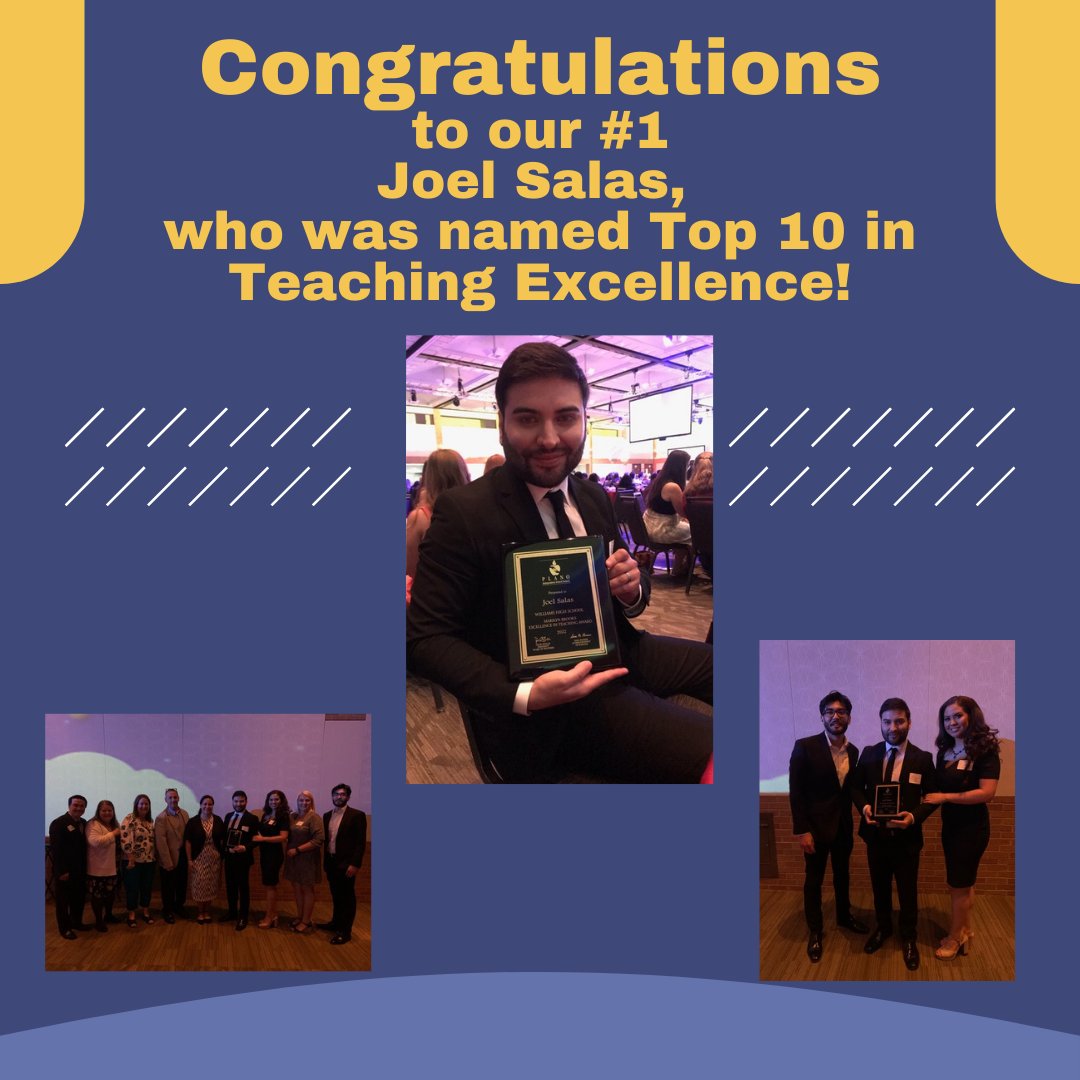 Congratulations to Joel Salas!!!
#PlanoISDProud