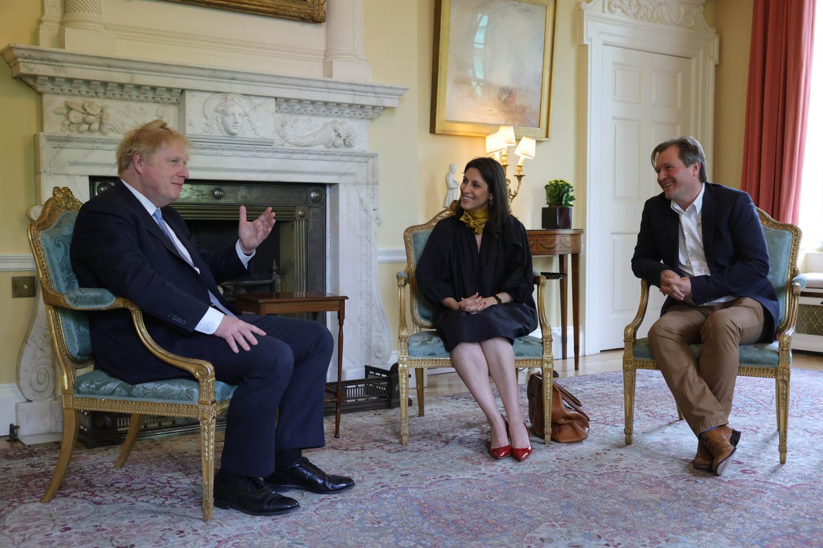 It was an honour to welcome Nazanin, Richard and Gabriella to Downing Street today. We discussed the UK’s work to secure the release of unfairly detained nationals in Iran and I commended Nazanin for her incredible bravery during her ordeal.