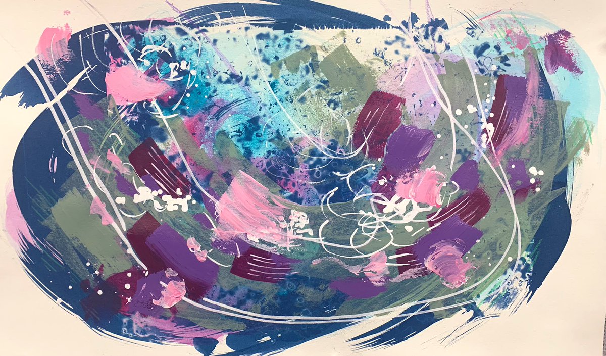 m_hauske's tweet photo. Day 13 - May Drawing Challenge. More experimentation - this time on a cyanotype. @MrsReynoldsArt #maydrawingchallenge #dailydrawings #createdaily #mayartchallenge #AlteredCyanotype #Cyanotype #ExperimentalMarkMaking  #Line #FluidAcrylics #WaterLillies https://t.co/YmscRYCb4C