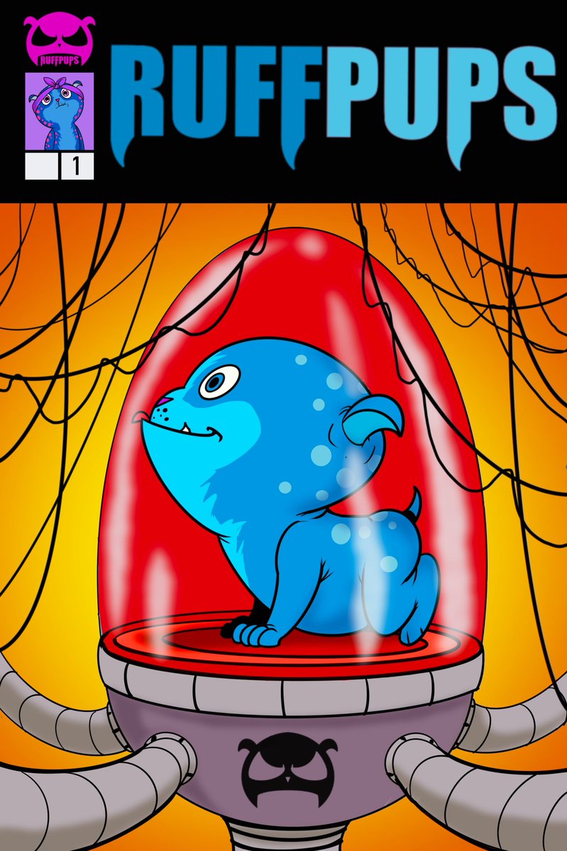 Ruffpups comic book cover page.  #NFTCommunity #nftart #NFT #NFTs #opensea <a href="/opensea/">OpenSea</a>  opensea.io/collection/ruf…