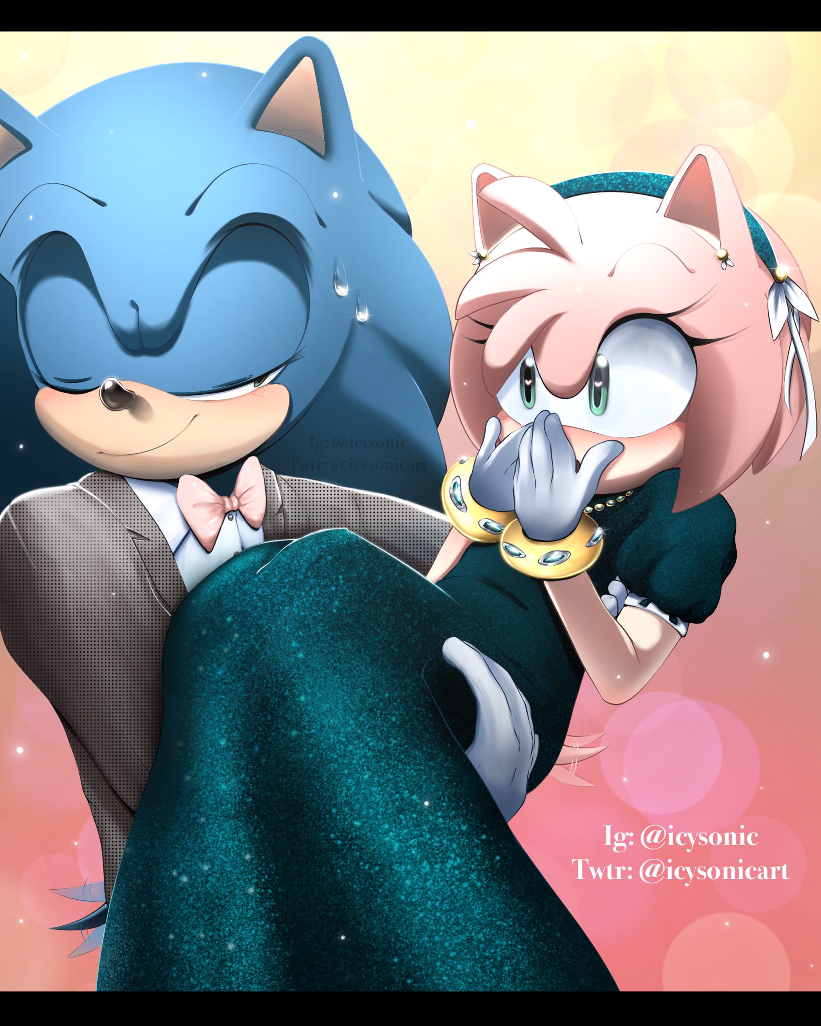 My fav ship 🥺❤️❤️😸✨✨ #sonic #amy #sonamy💙💖 #sonamy💙💖fanart #edit