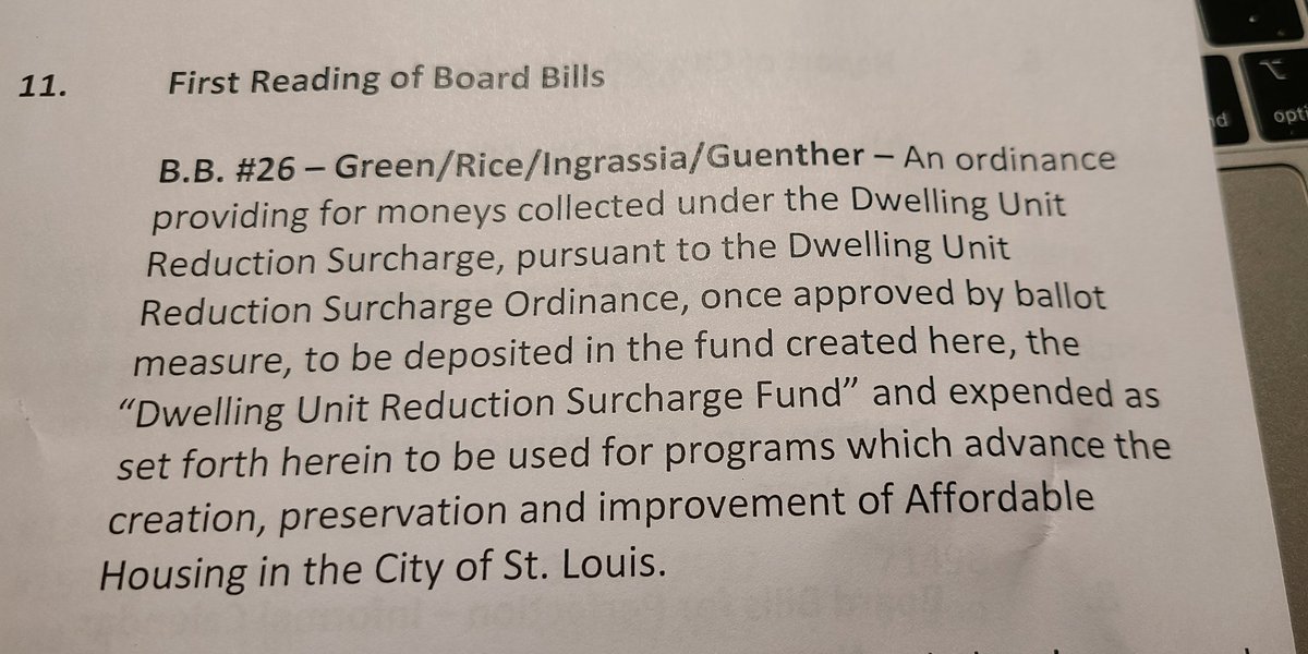 chryssi's tweet photo. We worked with a smart coalition of stakeholders on this proposed legislation. Happy to finally move this forward at the BoA. It's a small, but helpful step to address the critical lack of affordable housing in the City of St. Louis. https://t.co/BqeO03iObN