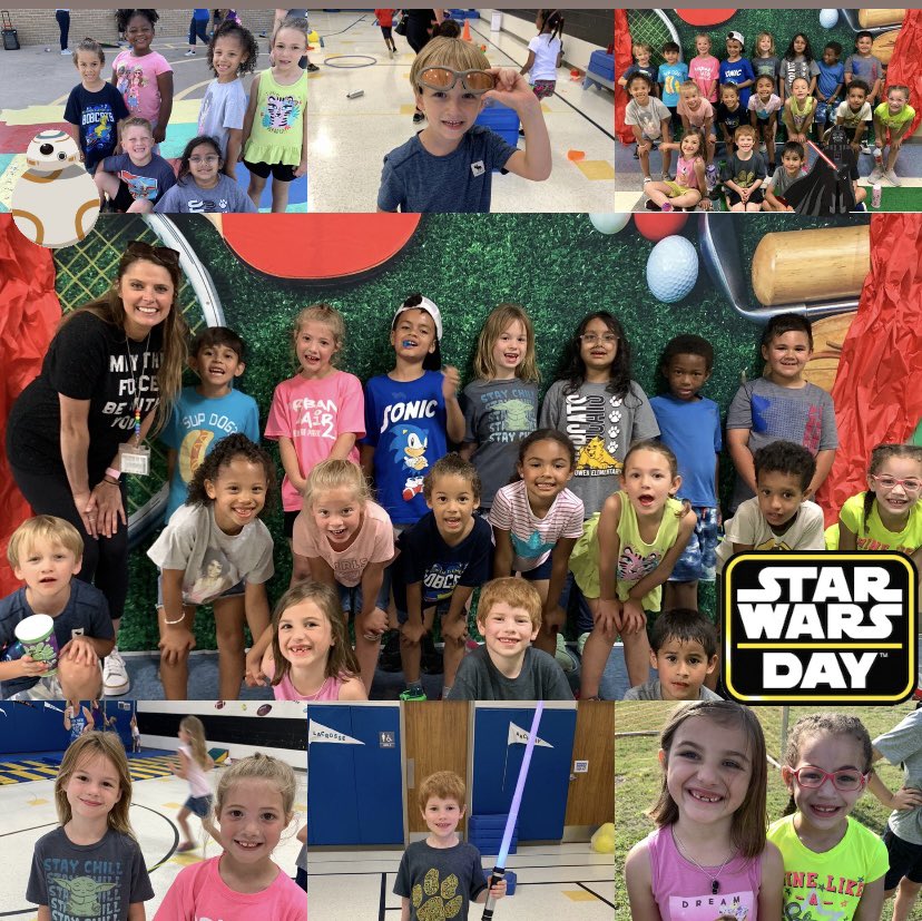 MsPiepenbrok's tweet photo. We had the best time at our STAR WARS themed field day this morning!! @bbowenes #BBOpride #kinderfun https://t.co/MVsYpnP0AP