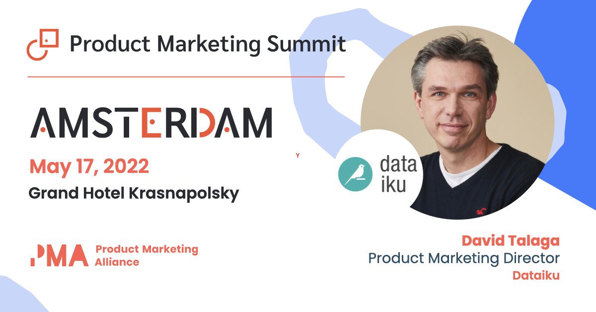 Dtalaga's tweet photo. Next week, I’ll be in Amsterdam with 150+ #PMMs sharing insights on Product #Marketing. So if you fancy learning and gaining fresh perspectives to supercharge your PMM strategy, join us. @dataiku @PMMalliance https://t.co/oZeKSsa7E1 https://t.co/J9fvtQ4do1