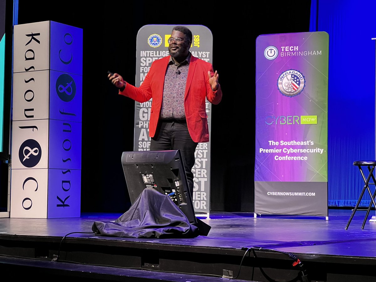 InfraGardBHM's tweet photo. Great talk by TikTok’s information security counsel Dondi West. He spoke on the emerging tech culture and Web3 and answered some direct questions about TikTok, privacy, and cybersecurity. https://t.co/nclgJSJN0R