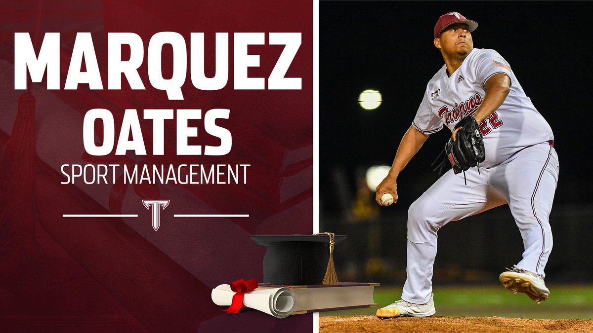 TroyTrojansBSB's tweet photo. Baller on the field, baller in the classroom!

Congratulations, @MarquezOates, on graduating!🎓

#BoysOfTroy🛡️ | #OneTROY⚔️⚾️ https://t.co/cr42DIl4wh