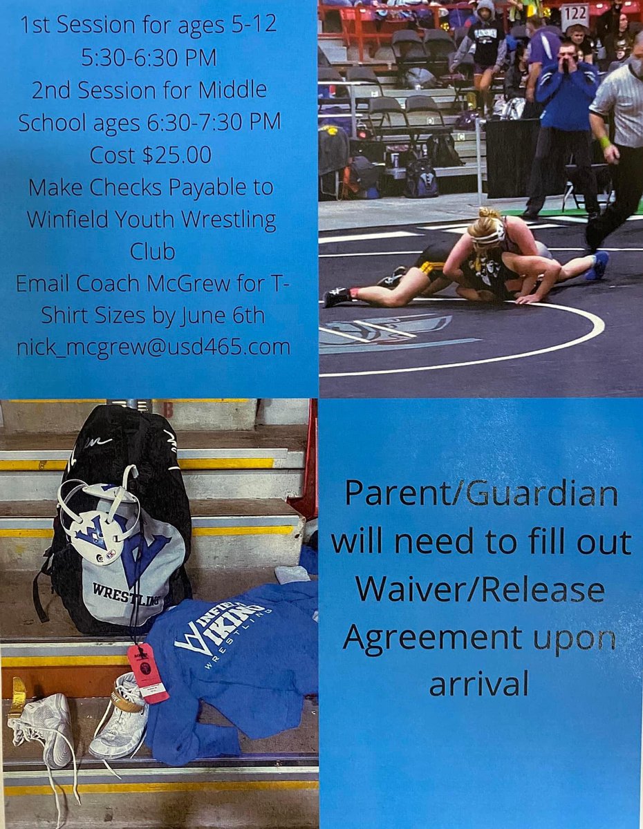 She wanted to give back so we decided the best way we know how…. By passing the torch. If you have any young girls interested in wrestling I cannot think of a better role model for them. If you have any questions feel free to contact me.