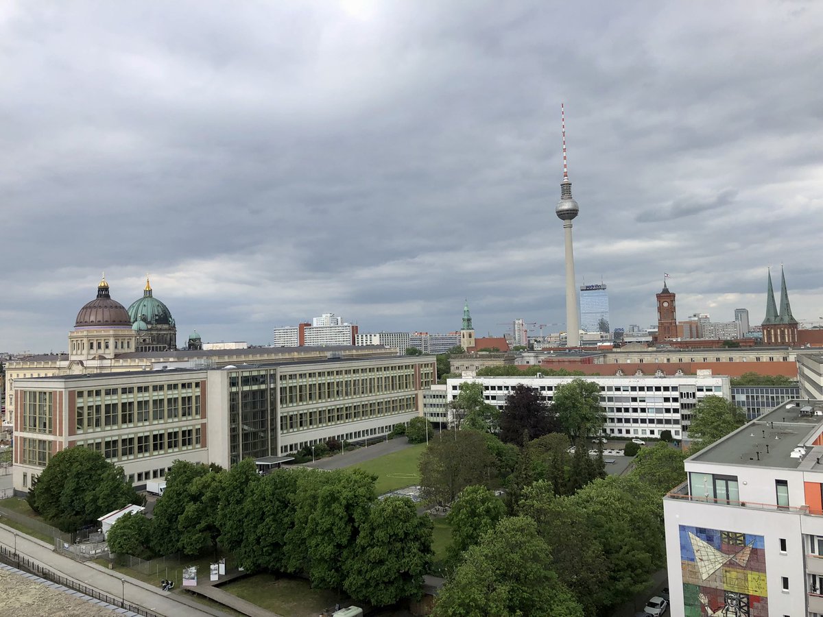 GermanyNATO's tweet photo. Enjoying the stunning view of Berlin from the roof of the Federal Foreign Office during a short break. We’re almost ready for the Informal Meeting of #NATO Foreign Ministers, which starts here at our ministry tomorrow evening. #BerlinFormat #WeAreNATO https://t.co/CaZMZ30tIs