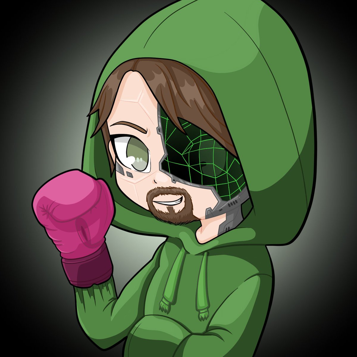 #newpfp shoutout to @KB_ConceptArt for my awesome new pp for both twitter and my stream :) 
She also designed my new stream layout! Check it out some time~