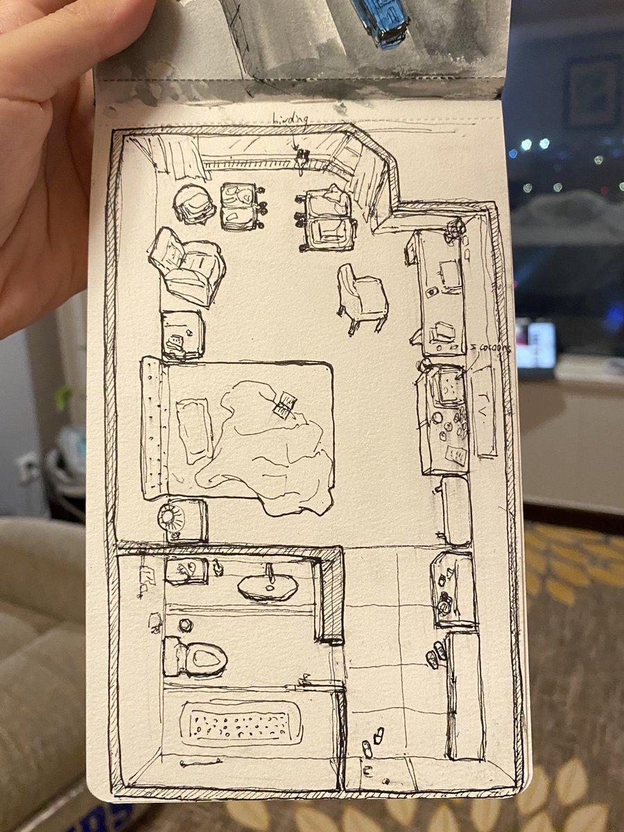 drainpipeeee's tweet photo. Quarantine 1/14
Absurd situation. Miss my cat.

#sketch #watercolor #houseplan #plandrawing #parkinglot https://t.co/o4sWeSxkoR
