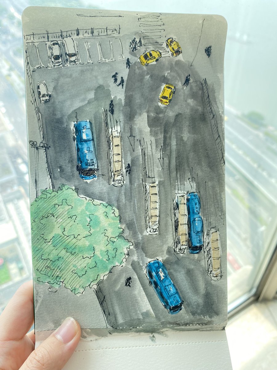 drainpipeeee's tweet photo. Quarantine 1/14
Absurd situation. Miss my cat.

#sketch #watercolor #houseplan #plandrawing #parkinglot https://t.co/o4sWeSxkoR