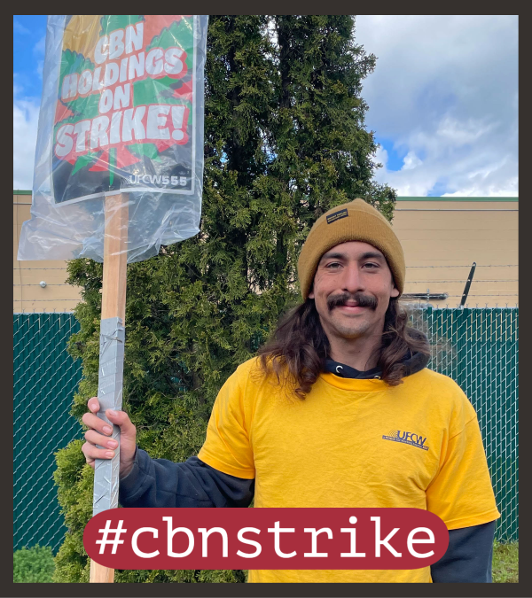ufcw555's tweet photo. “Safety is a huge concern. Before we started organizing, we didn’t even have a MSDS (Material Safety Data Sheet) binder, and management squashed a coworker's attempt at making one. 
#CBNstrike 
1/3 https://t.co/eHjHveccxJ