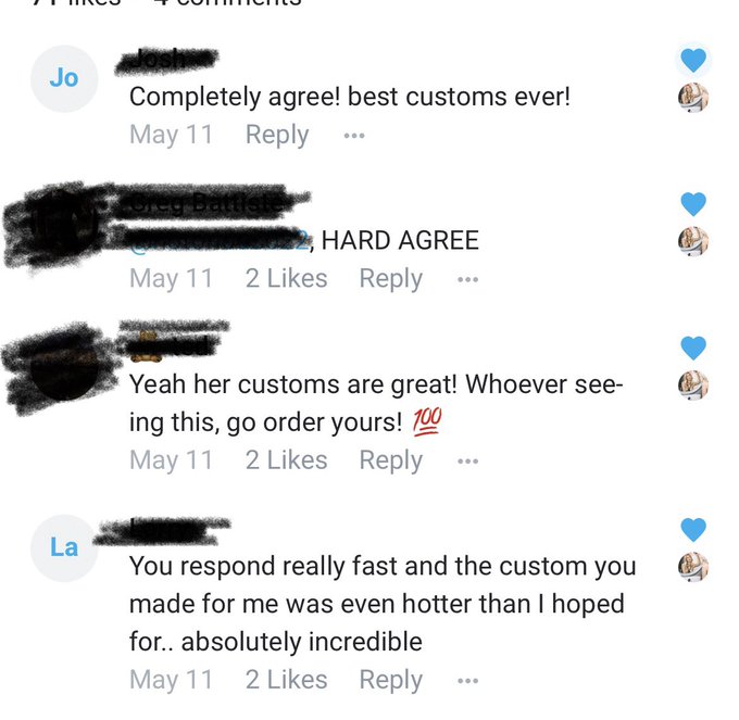 Posted my updated tip menu on my OF page and&hellip; 🥹 I have the best fans ever💛 Good feedback and happy fans