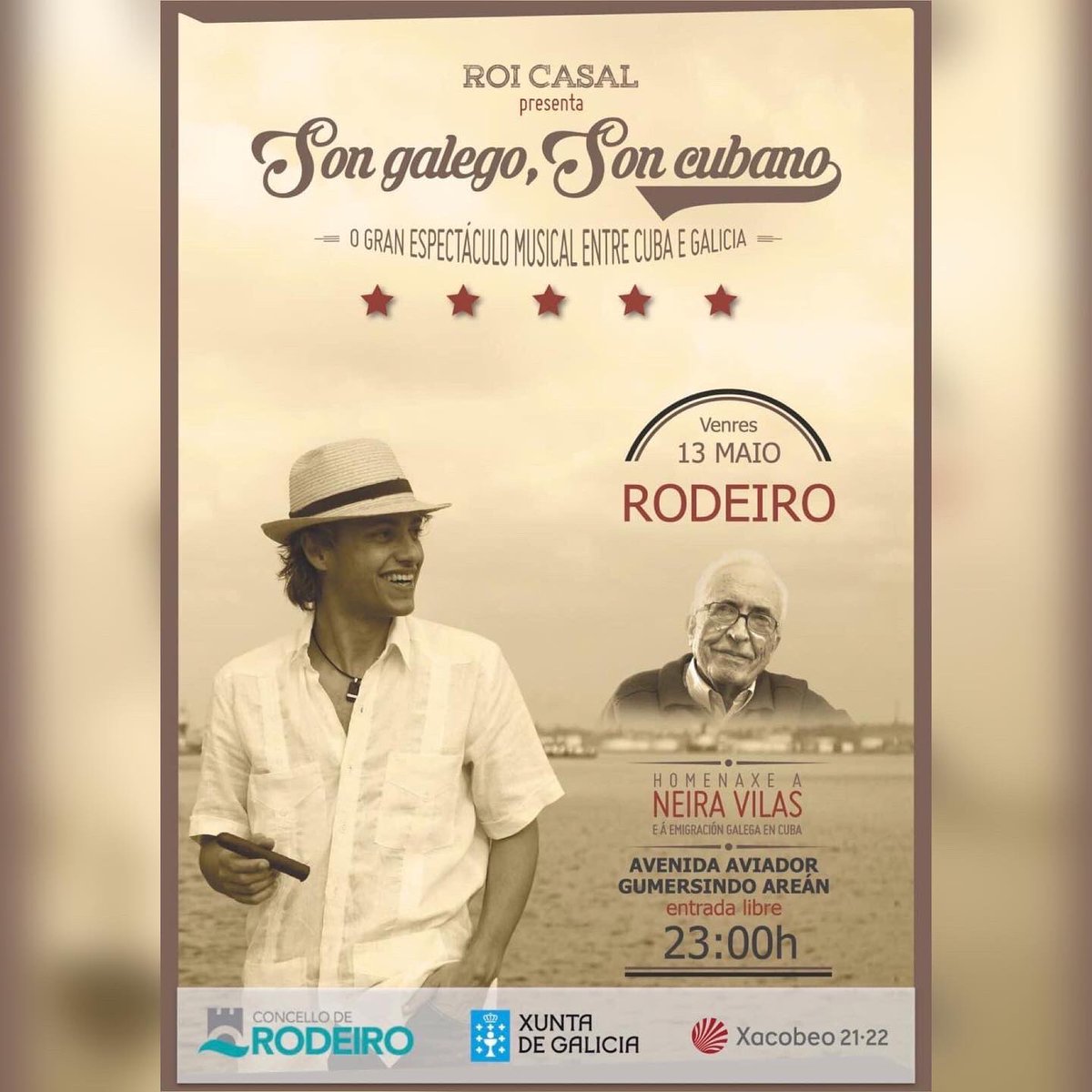 Rodeirodtapas23's tweet photo. Que mellor xeito de comezar a fin de semana que vindo a #rodeirodetapas2022 é ademáis disfrutar da música de @RoiCasal !! Tapas de 19:00 a 23:00, e a partir das 23:00 concerto! #euquerorodeirodetapas https://t.co/PHHyryQNvu