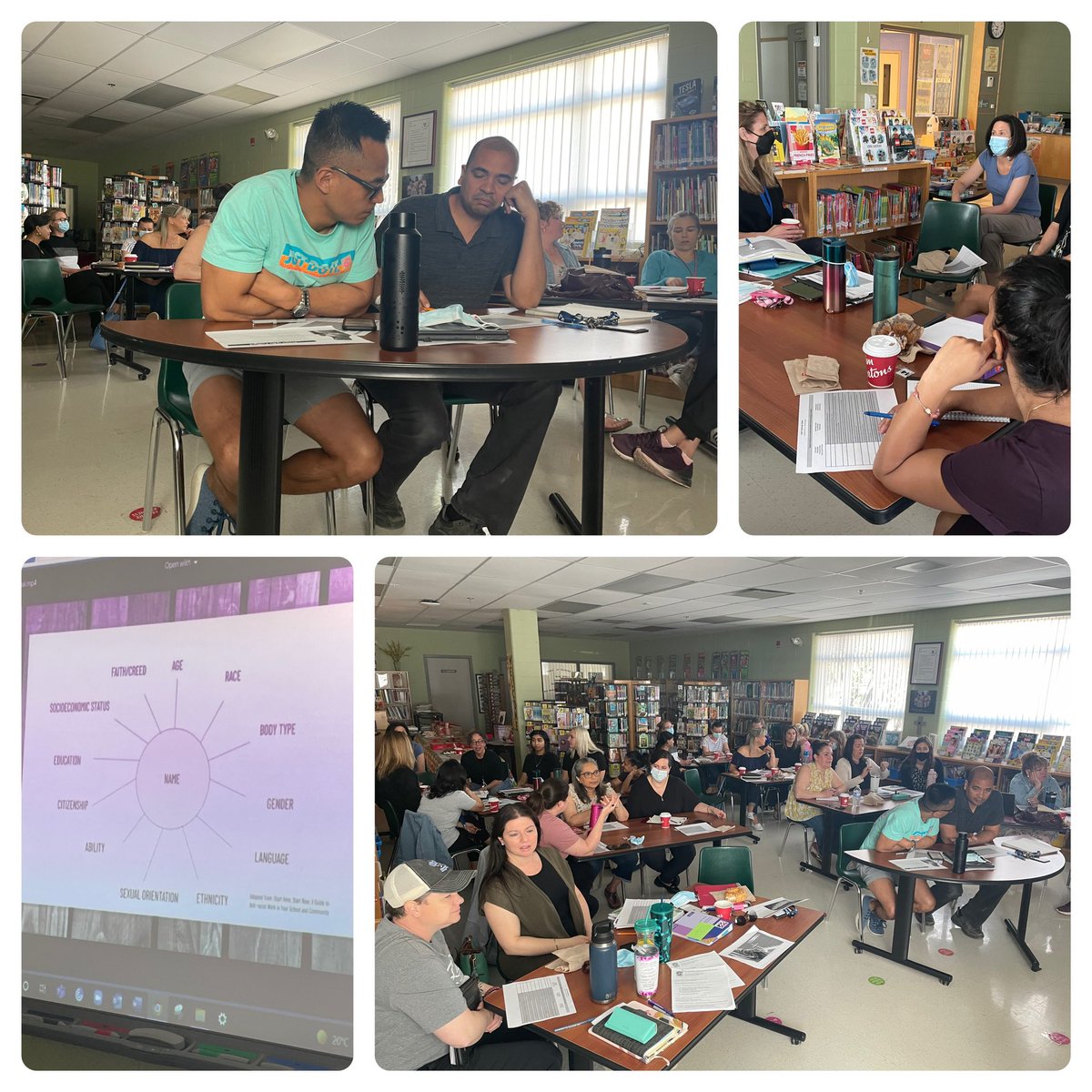 SebastianDPCDSB's tweet photo. Such moving and insightful learning during our professional development sessions on critically reflecting on our biases and practice through an anti-oppressive lens. @SebastianDPCDSB #padaylearning #safeplaces #worktobedone https://t.co/QRvGGQqMBl