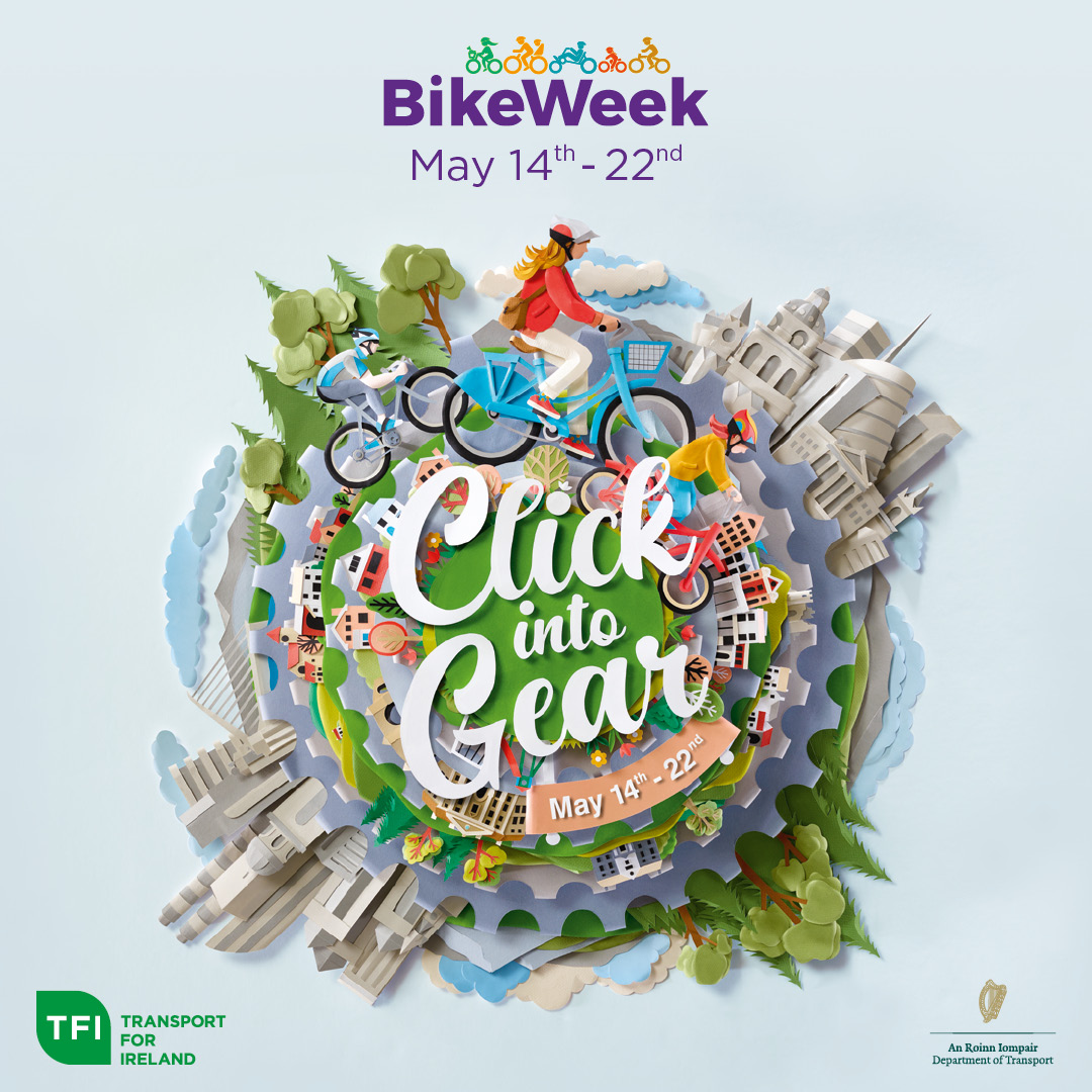 MidlandsIreland's tweet photo. ‘On yer Bike!’ It’s #BikeWeek from May 14-22, across the Midlands we've so many great events taking place - on our award-winning Greenways &amp; Blueways, our new 100km Slieve Bloom Mountain Bike Trails, &amp; so many of our towns, villages, schools &amp; communities. https://t.co/DzhtgFWbGt https://t.co/QfzXMSQWLJ
