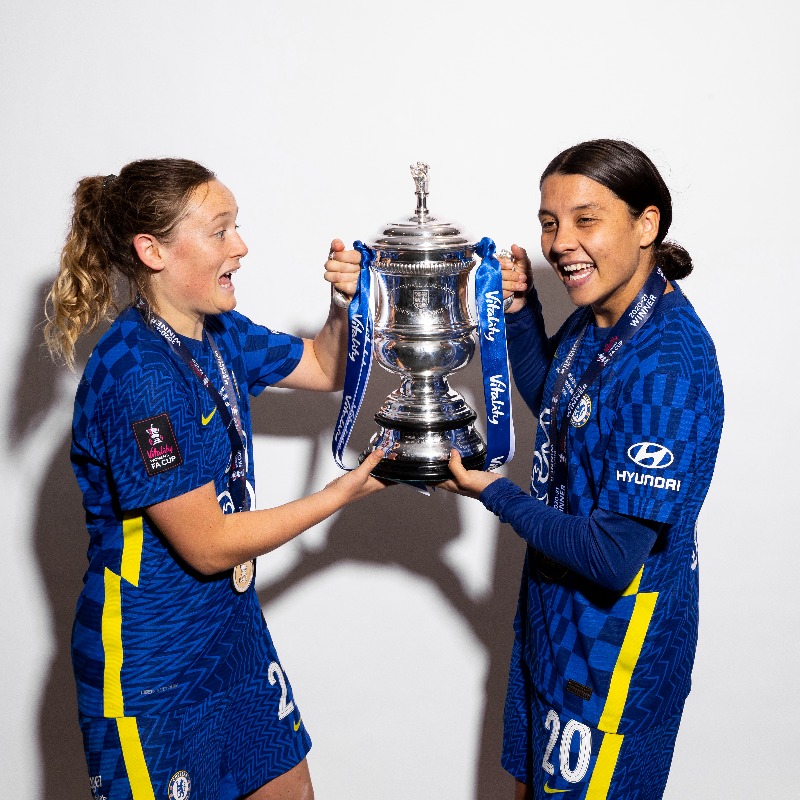 WomensFACup's tweet photo. “We know what it takes to win and it’s our trophy.”

Read the full interview with @ChelseaFCW's @erincuthbert_ ahead of the #WomensFACupFinal: