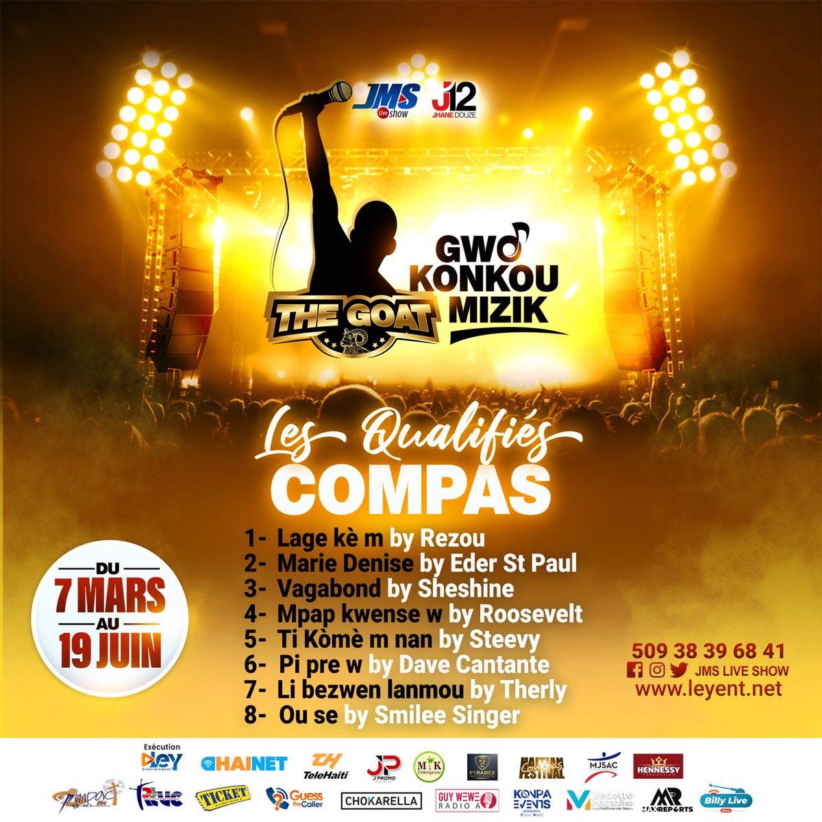 Jeanmary_simon's tweet photo. Lis 30 kalifye pou dezyèm faz nan konkou The Goat la. Kontinye suiv konkou a epi ankouraje patisipan yo. https://t.co/nAVgmgh02o