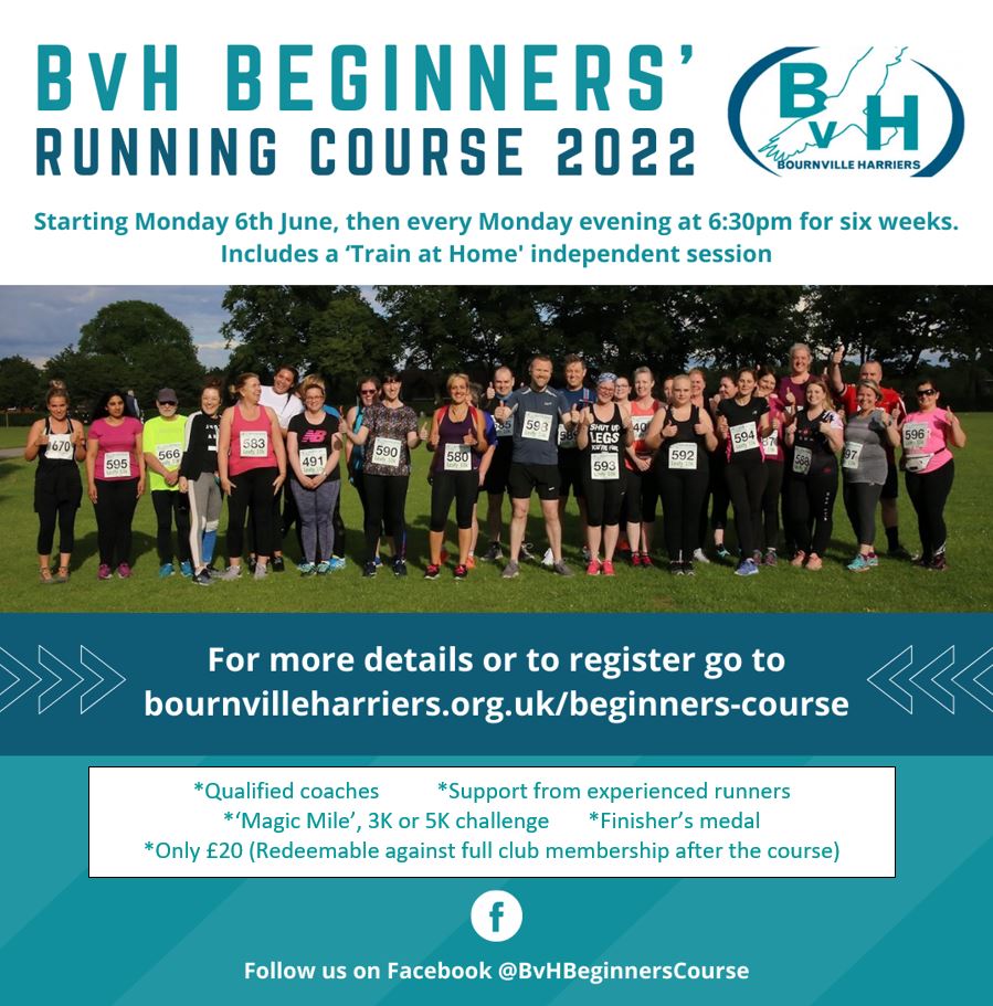 We're excited to announce that registration for this year's Bournville Harriers Beginners' Running Course is now open! Please head to our website for further details. 
bournvilleharriers.org.uk/beginners-cour… 

#running #BirminghamRunning #BrumRun #Bournville