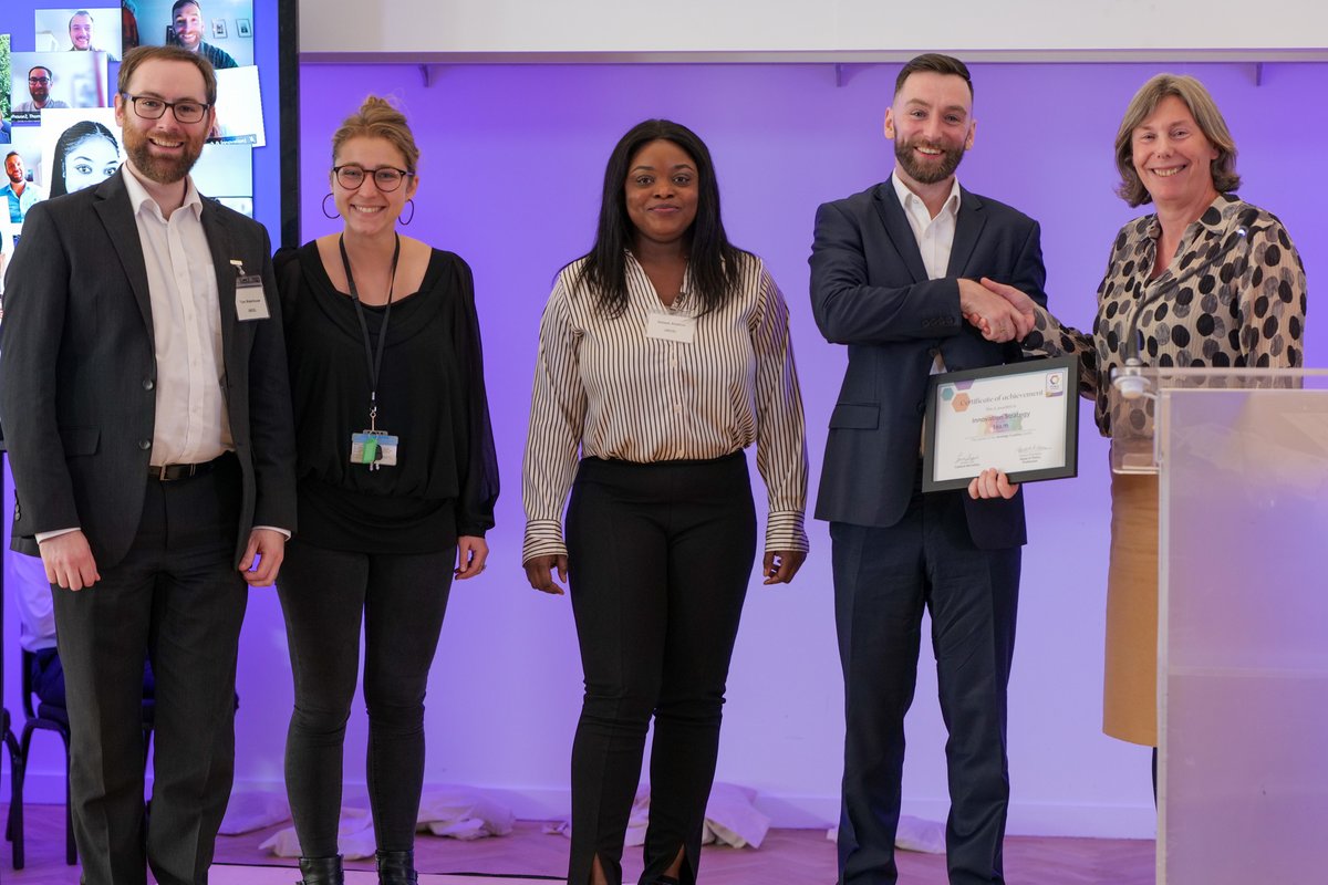 Congratulations to the winners of our first #PolicyAward: strategy in policy – @beisgovuk Innovation Strategy team! #PolicyFestival