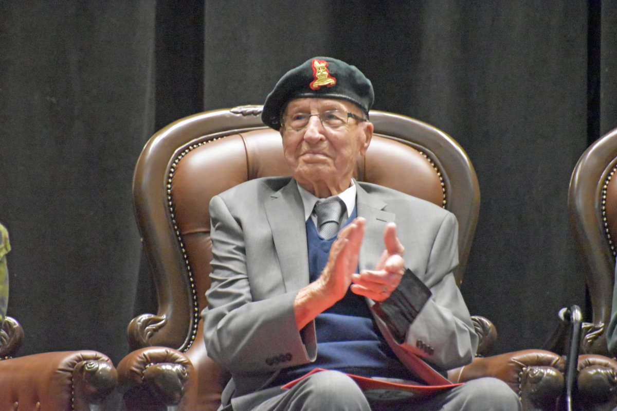 AngrySanta76's tweet photo. It is with great sadness that I have learned about the passing of a veteran of The Canadian Provost Corps. Cpl Joseph-Antoine Ranco a veteran of the second world war born in 1916, passed away April 30th, 2022. May he Rest In Peace #CProC #WWII #Veteran #CAF https://t.co/2qgr4m4UR7