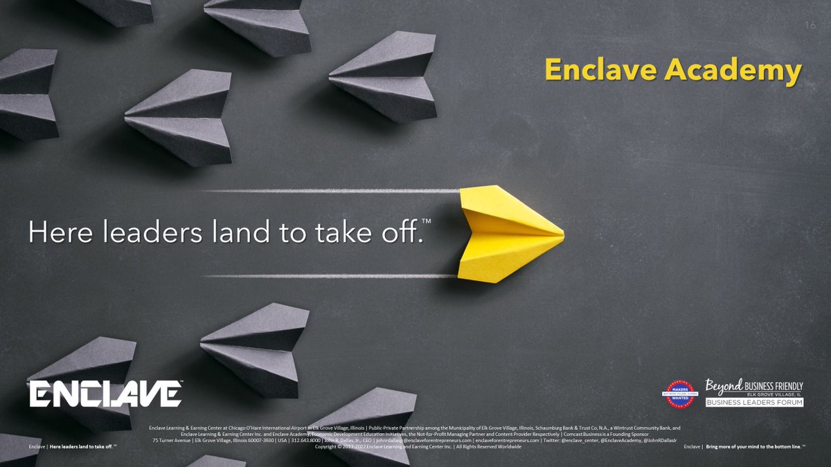 JohnRDallasJr's tweet image. Whether for folding paper airplanes (give it a try) during a #metathinking workshop or filing @SECGov documents for an #InitialPublicOffering (#IPO), #entrepreneurs need to be #metacognitive to stay on track. At @EnclaveAcademy we ask, "How does an #innovator follow directions?"