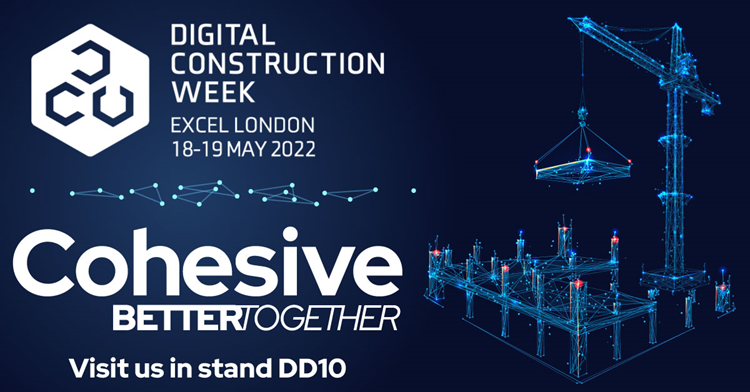 Transforming the built environment through digital innovation at Digital Construction Week 2022 at the Excel, London on May 18th and 19th
Registration is FREE!
Learn more here: digitalconstructionweek.com
 
#digitalconstructionweek #DCW2022 #contech #digitalization #cohesive