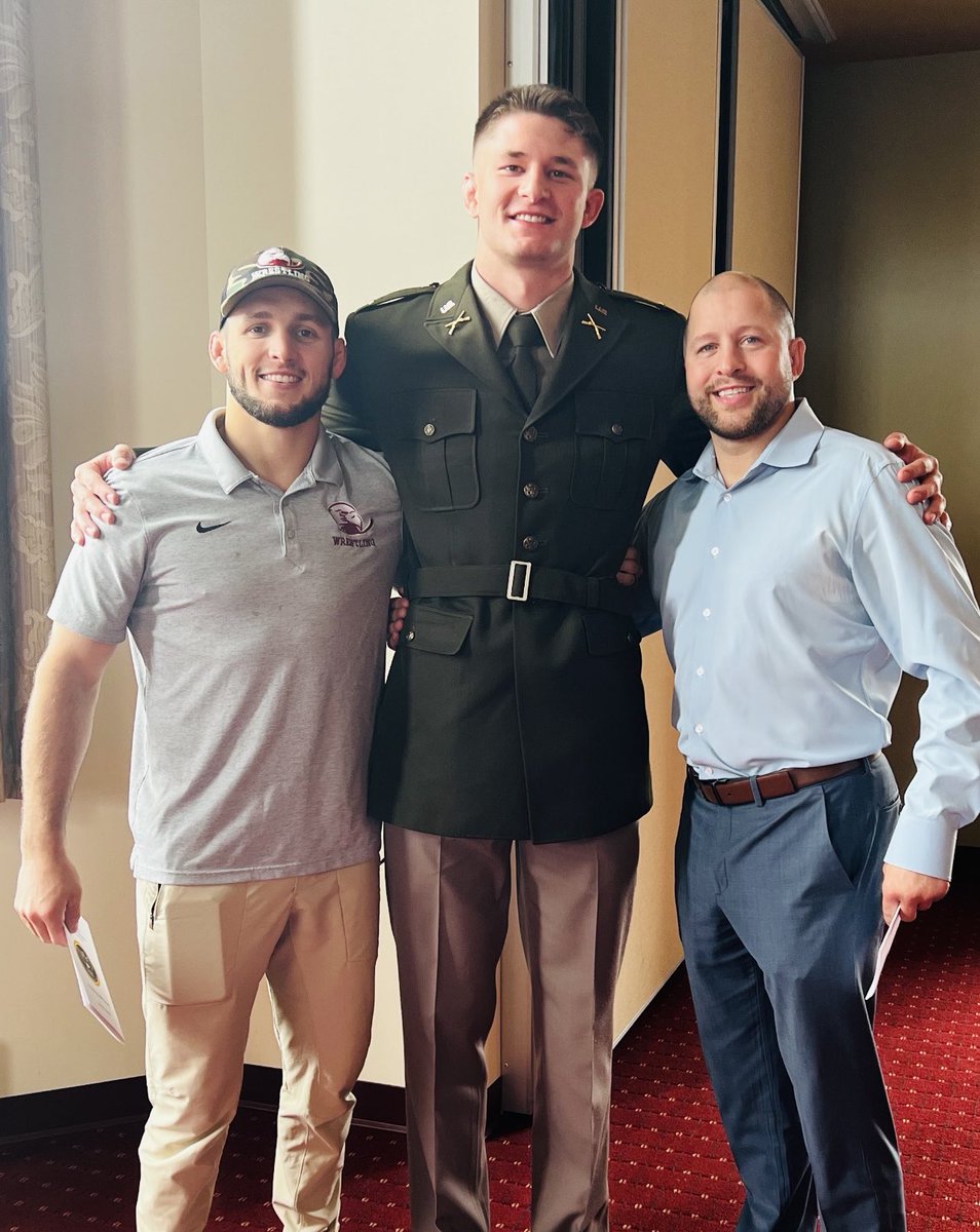 LockHavenWrstl's tweet photo. Bald Eagle Battalion ARMY ROTC Commissioning Ceremony with Parker McClellan, Infantry- Active Duty. Congrats and thank you for your service 🇺🇸 🦅 https://t.co/v3zqFySYYR