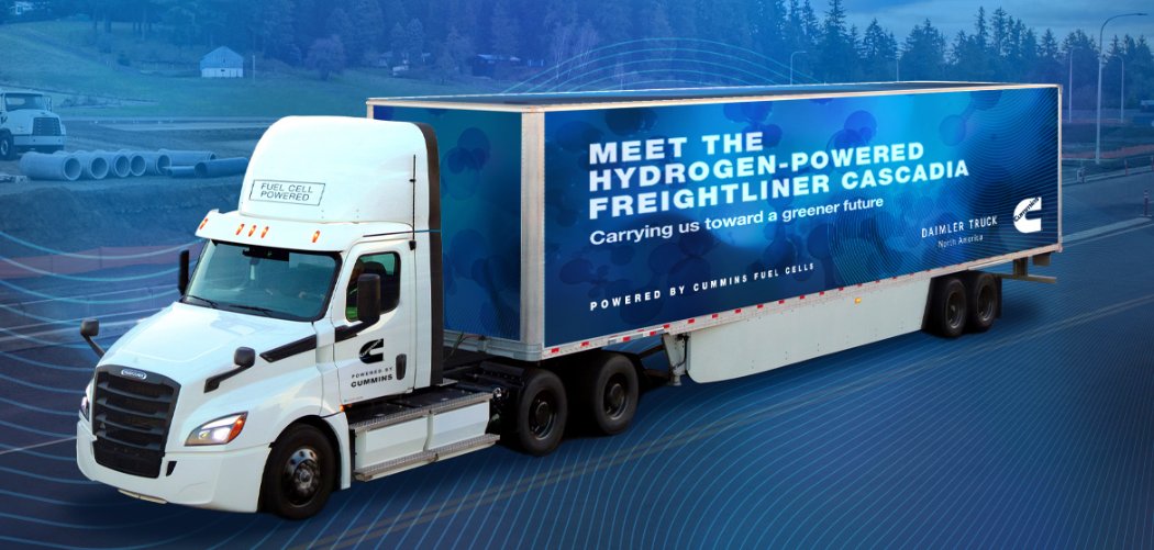 NEWS:  <a href="/Cummins/">Cummins Inc.</a> and  <a href="/DaimlerTruckNA/">Daimler Truck NA</a>  are collaborating to upfit and validate the latter’s Freightliner Cascadia #trucks with a Cummins’ #hydrogen #fuelcell #powertrain for use in North America. 

Read more: bit.ly/3PeTrrn #PowertrainMag #iVTExpo #AutoTestEurope