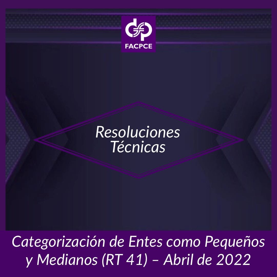 FacpceArgentina's tweet photo. La FACPCE publicó el cuadro actualizado a abril de 2022, con la evolución de los montos de los ingresos/recursos para la categorización de los Entes como Pequeños y Medianos de acuerdo al alcance de la RT 41.
📌 Cuadro actualizado 👉 https://t.co/TfYrDdyPw1
#FACPCE #RT41 https://t.co/2Op3RHxJnO